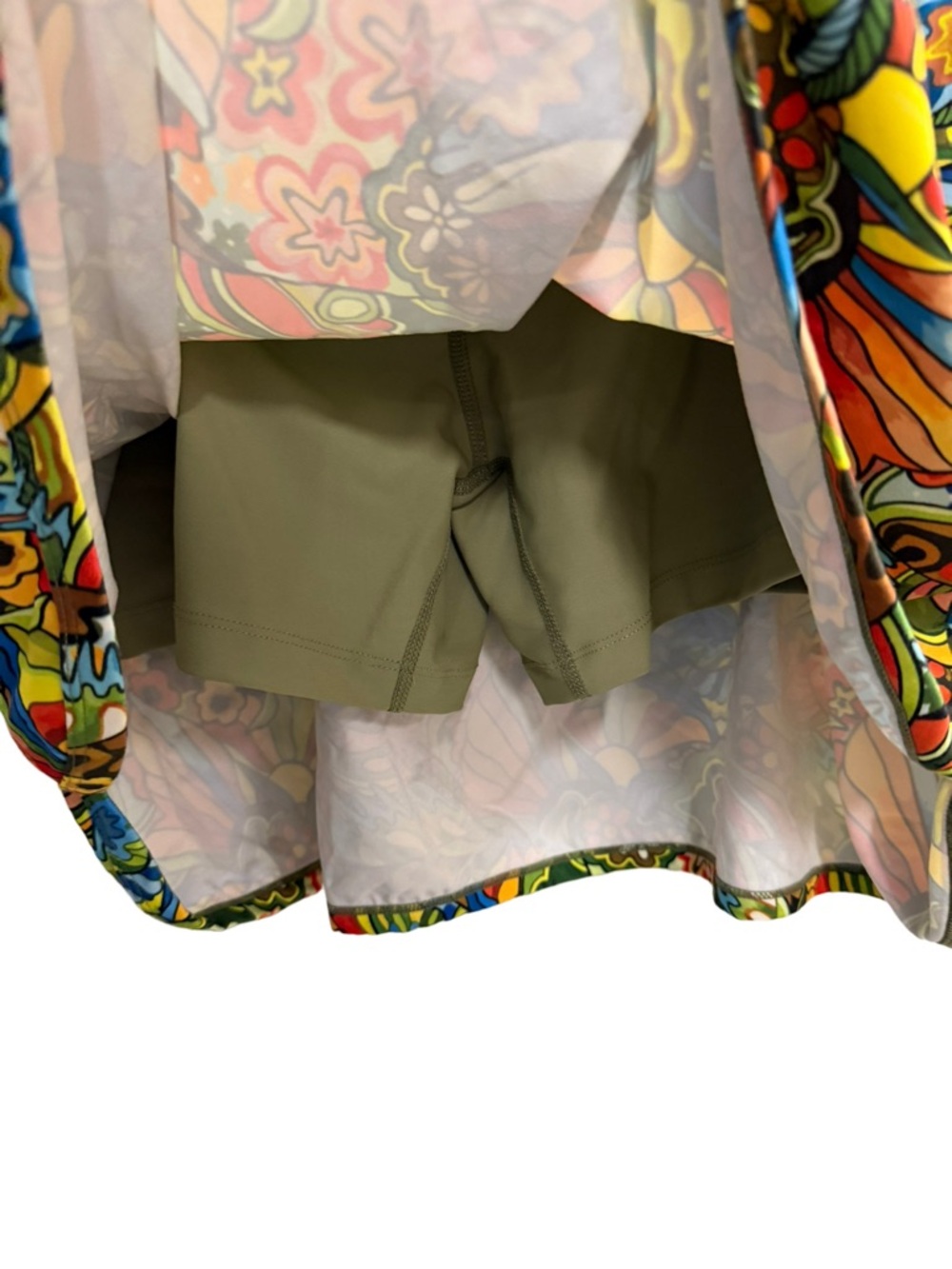 Fishe Boho Bass Skort Green Multicolor Size 3XL - Picture 7 of 11